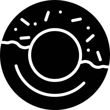 Donut Vektör Simgesi Tasarımı