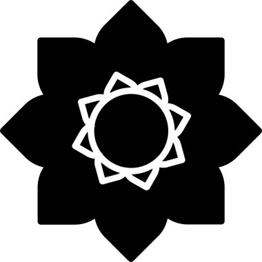 çiçek vektör simge tasarım