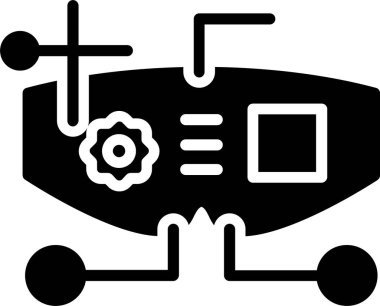 Gözlük vektör simgesi tasarım