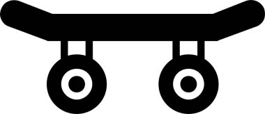 Kaykay Vektör Simgesi Tasarımı