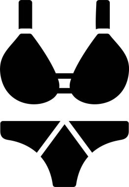 Swimsuit Vector Icon Design