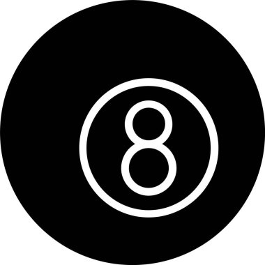 Billiard Vector Icon Design