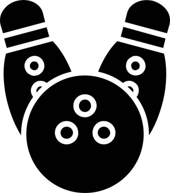 Bowling Vector Icon Design