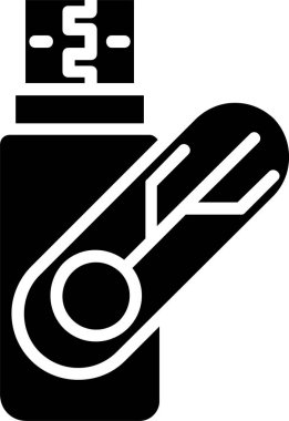 Usb Çubuk Vektör Simgesi Tasarımı