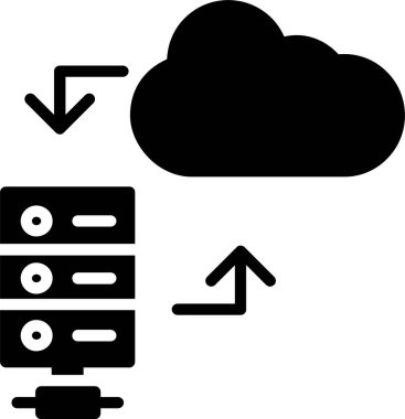 Sunucu Vektör Simgesi Tasarımı