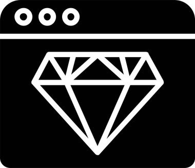 Diamond Vector Icon Design