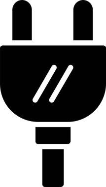 Electric Plug Vector Icon Design
