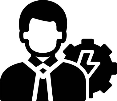 Electrical Engineer Vector Icon Design