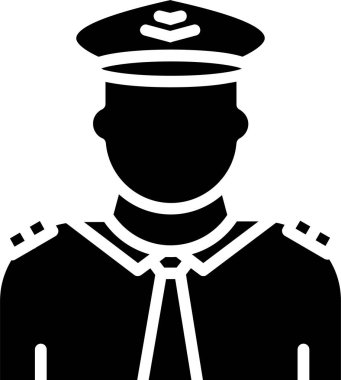 Pilot Vektör Simgesi Tasarımı