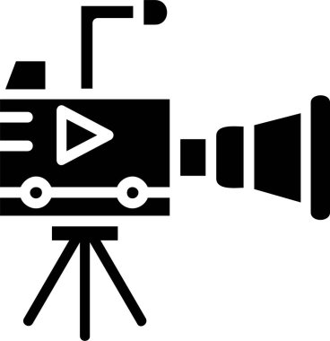 Videocamera Vector Icon Design