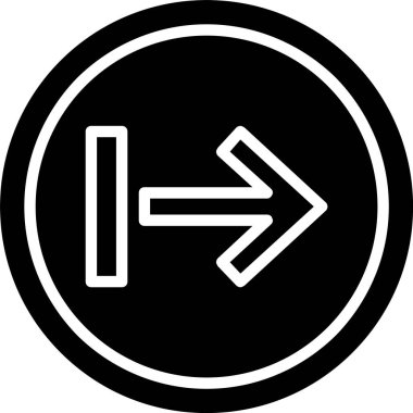 Sağ ok vektör simgesi tasarım