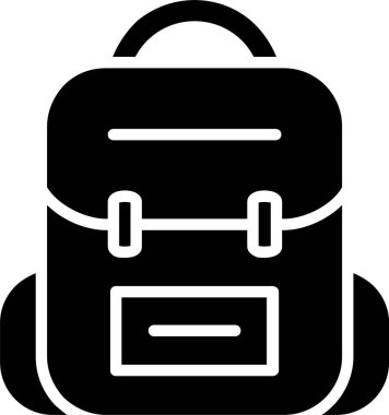 Backpack Vector Icon Design