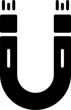 Mıknatıs vektör simgesi tasarım