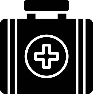 Tıbbi Kit Vektör Simgesi Tasarımı