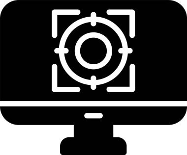 Hedef vektör simgesi tasarım