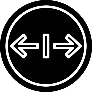 Geniş Ok Vektör Simgesi Tasarımı