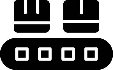 Ürün Üretim Vektörü Simgesi Tasarımı