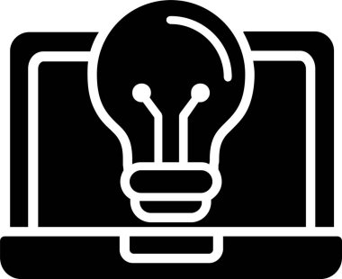 Ampul vektör simgesi tasarım