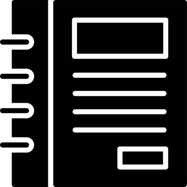 Günlük Vektörü Simgesi Tasarımı