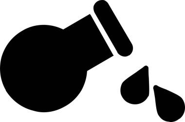 Kaynaşmış Sıvı Vektör Simgesi Tasarımı