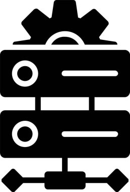 sunucu vektör simgesi tasarımı