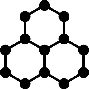 Altıgen yapı Vektör Simgesi Tasarımı