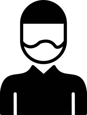 Müslüman Vektör Simgesi Tasarımı