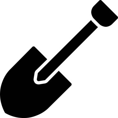 Vektör simgesi tasarım kürek