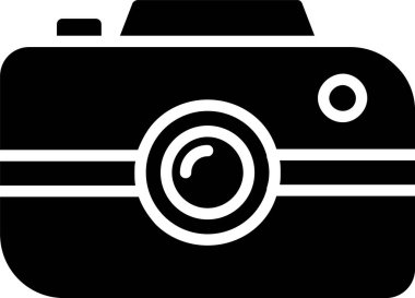 Photo Camera Vector Icon Design