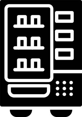 Vending Machine Vector Icon Design
