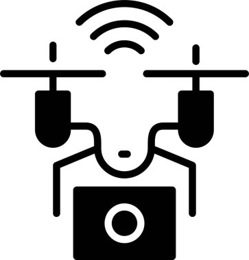 Drone Vector Icon Design