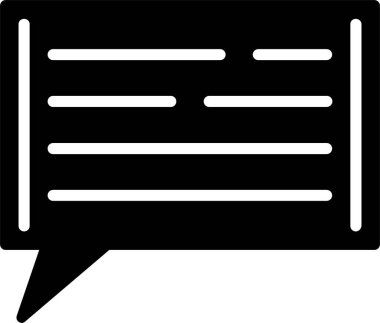 İleti vektör simgesi tasarım