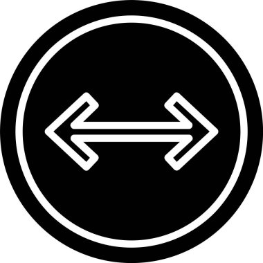 Sol Sağ Ok Vektör Simgesi Tasarımı