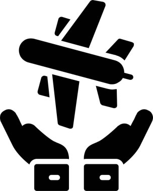 Travel Insurance Vector Icon Design