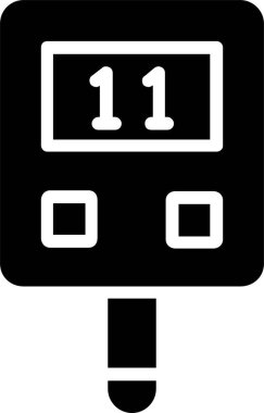 Glucometer Vector Icon Design