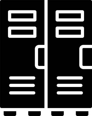 Locker Vector Icon Design