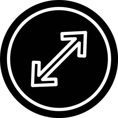 Ok Vektörü Simgesi Tasarımı Büyüt