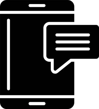 İleti vektör simgesi tasarım