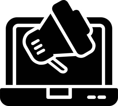 Sosyal Ağ Vektörü Satır Vektörü Simgesi Tasarımı