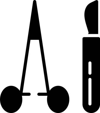 Cerrah Araçları Vektör Simgesi Tasarımı