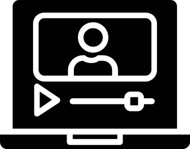 Vlogger Vector Icon Design