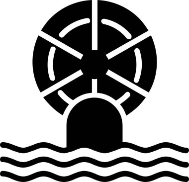 Kanalizasyon Vektörü Simgesi Tasarımı