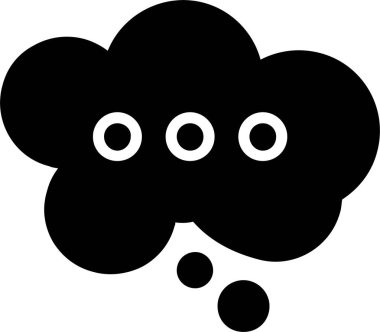 Thinking Vector Icon Design