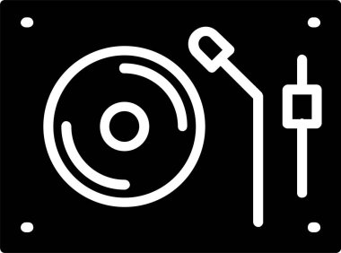 Turntable Vector Icon Design