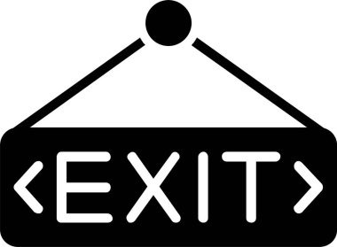 Exit Vector Icon Design