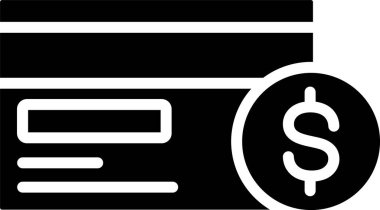 Kredi kartı vektör simgesi tasarımı