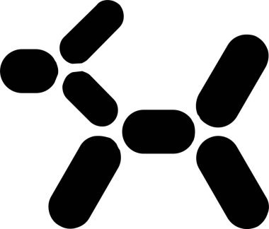 Balloon Dog Vector Icon Design