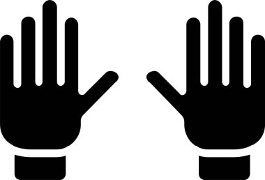 Eldiven Vektörü Simgesi Tasarımı