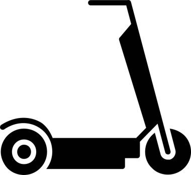 Kick Scooter Vector Icon Design clipart