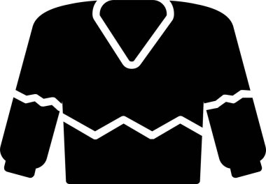 Süveter Vektörü Simgesi Tasarımı